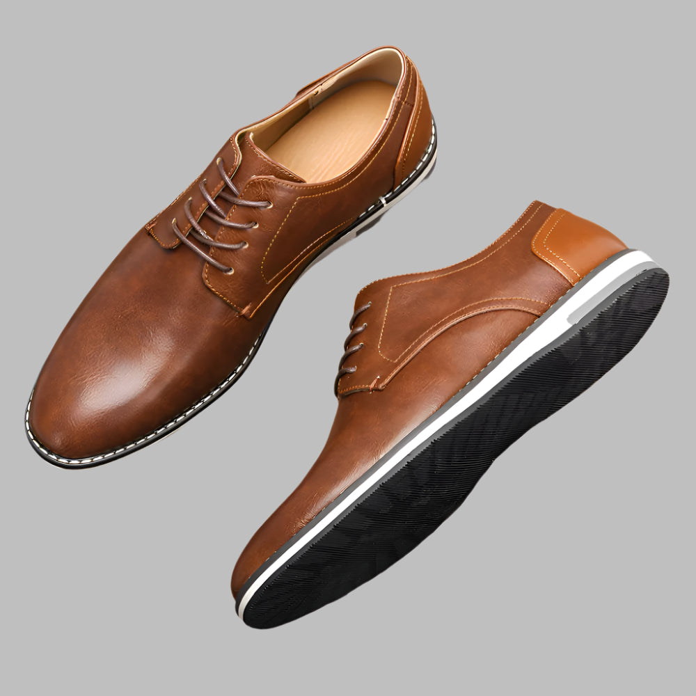 Brown-two-tone-oxford-shoe