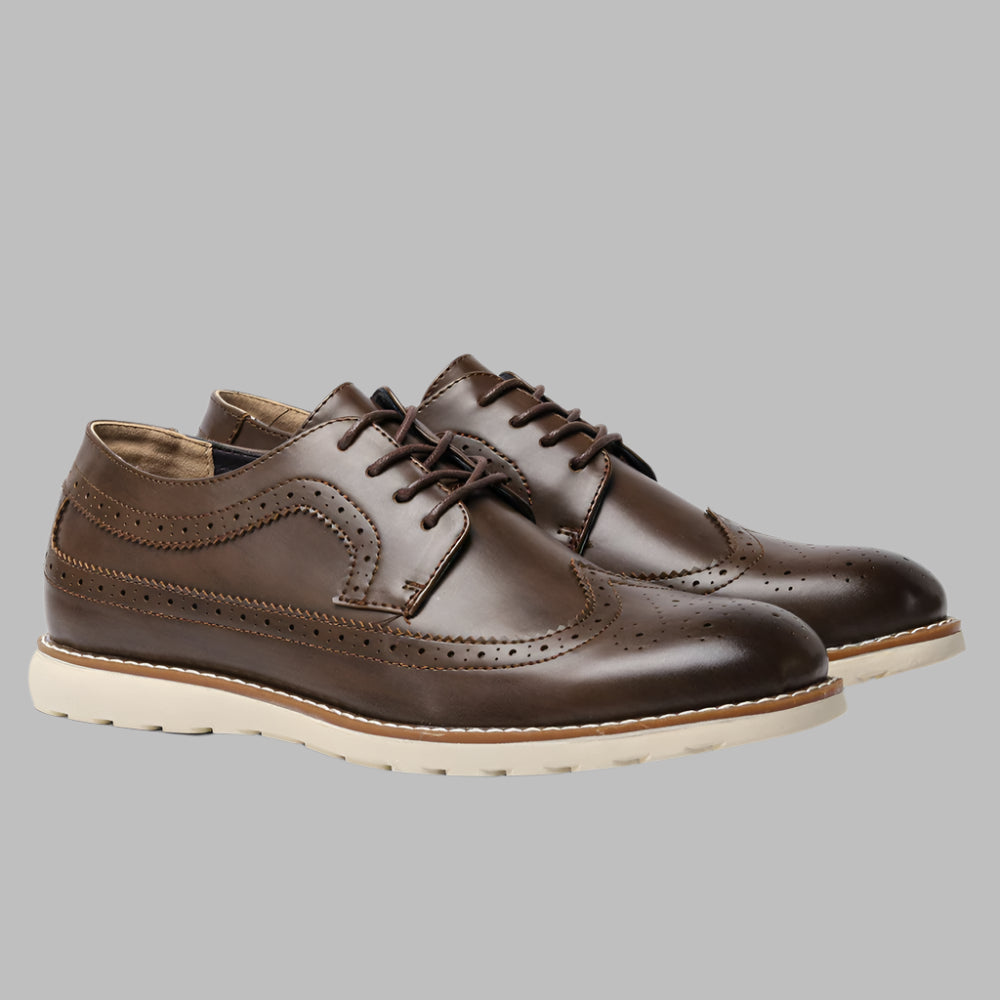 brown-brogues-flat-sole-displayed