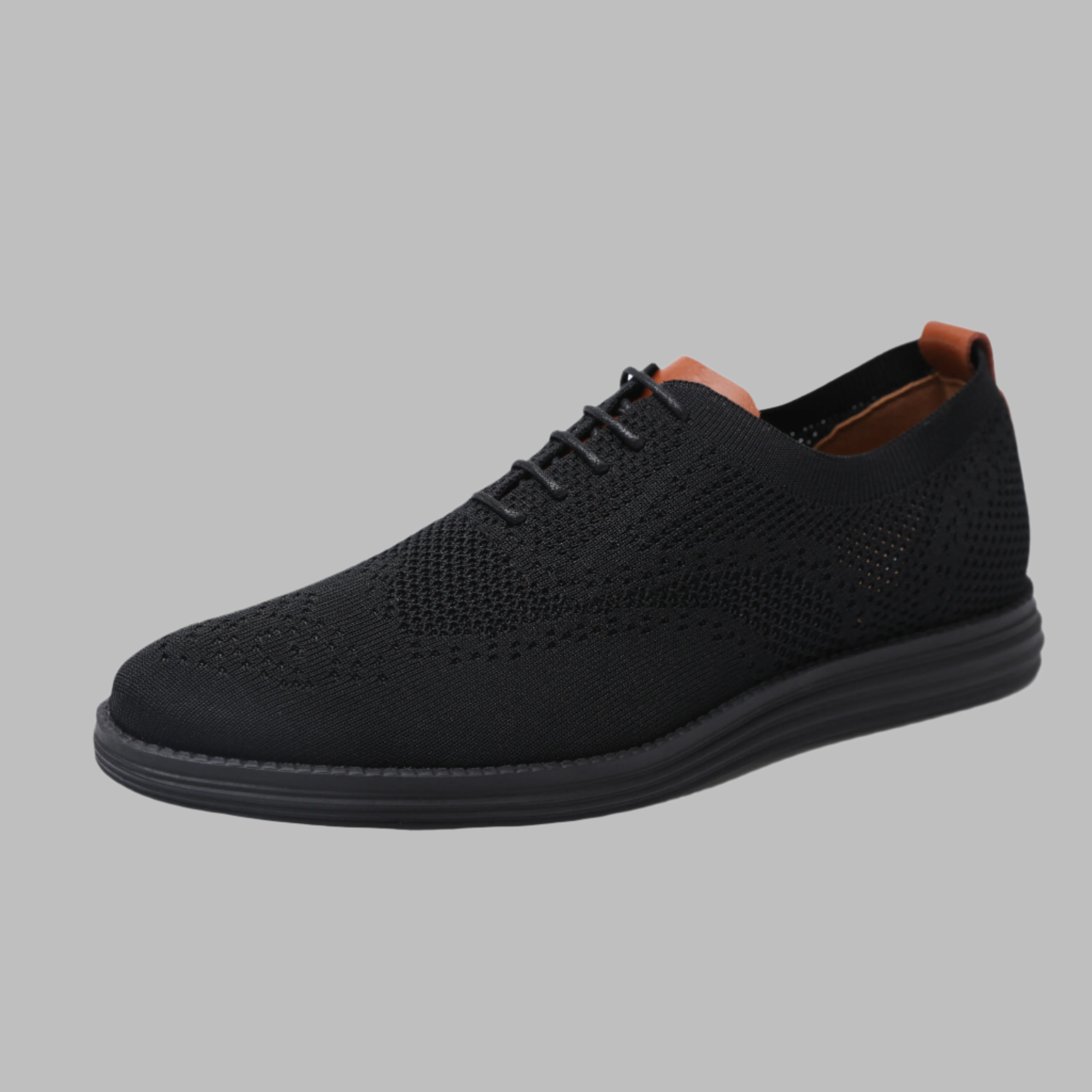 mens-black-flat-running-shoe-mesh-breathable-sole-pic